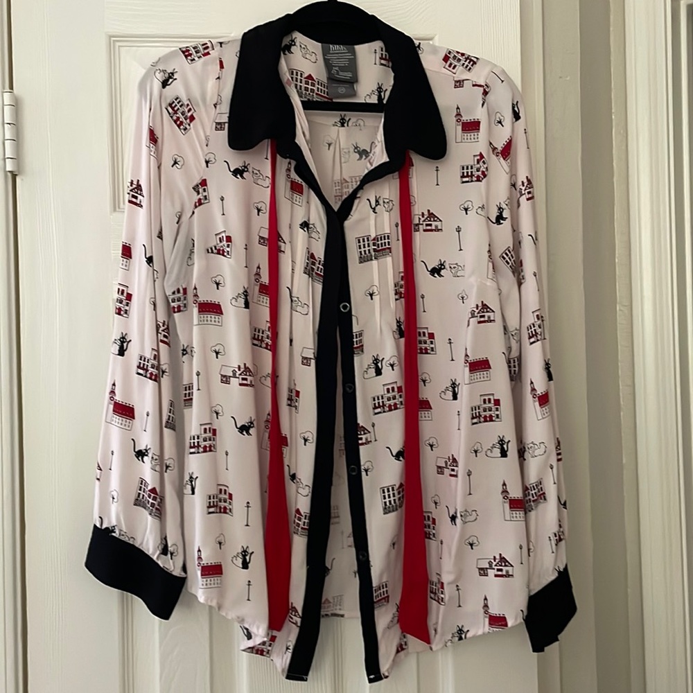Button down blouse Kiki’s delivery service.